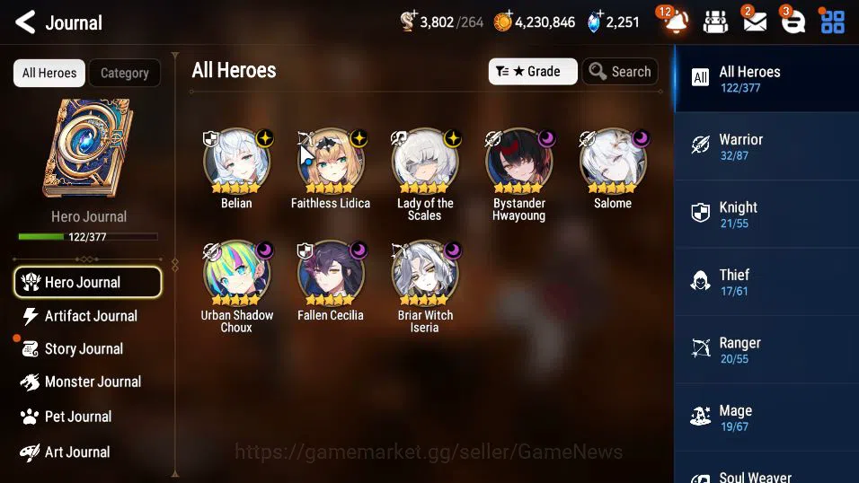Epic Seven Accounts GLOBAL UNVERIF|New Era|8 ML(Salome,LOT Scales,Beli image 14