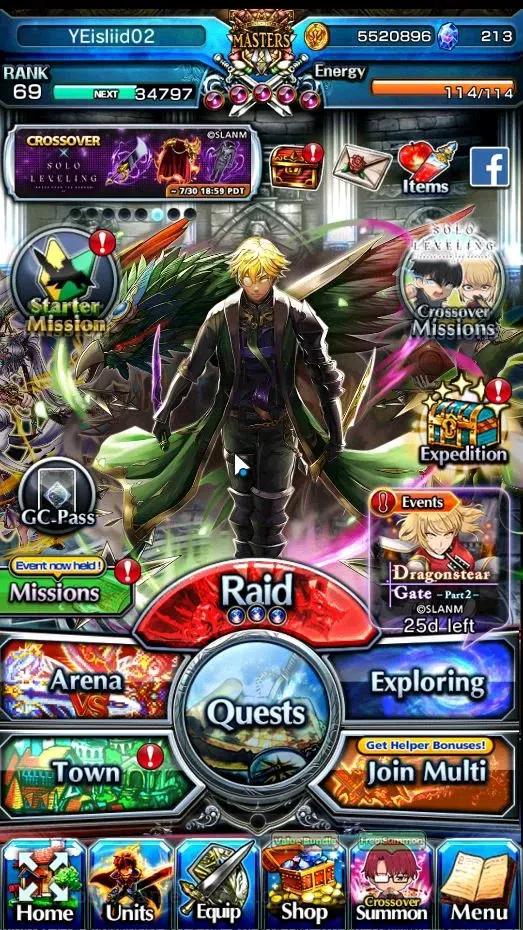 Grand Summoners Accounts Global|Rank 69||11 Ascend+1 TW|H Inumuta+TW,S Miyu image 1