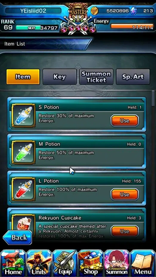 Grand Summoners Accounts Global|Rank 69||11 Ascend+1 TW|H Inumuta+TW,S Miyu image 2