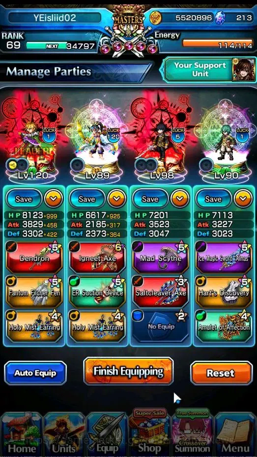 Grand Summoners Accounts Global|Rank 69||11 Ascend+1 TW|H Inumuta+TW,S Miyu image 4