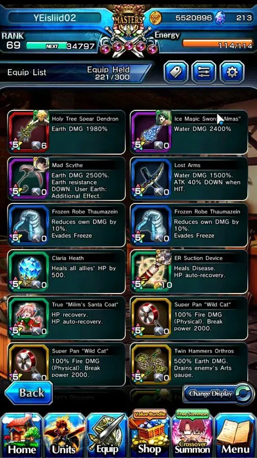 Grand Summoners Accounts Global|Rank 69||11 Ascend+1 TW|H Inumuta+TW,S Miyu image 6