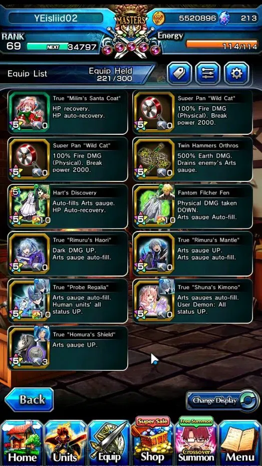 Grand Summoners Accounts Global|Rank 69||11 Ascend+1 TW|H Inumuta+TW,S Miyu image 7