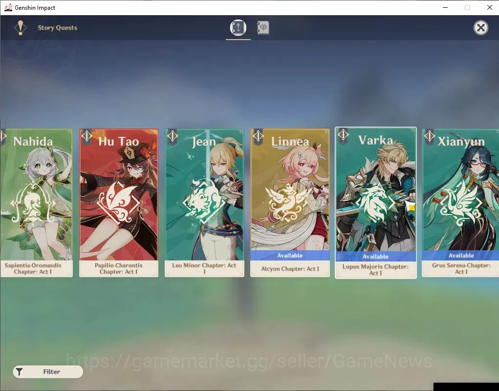 Genshin Impact Accounts ASIA|AR 50|Rate ON|5 Limited + 3 (*5Standard)|Arle image 20