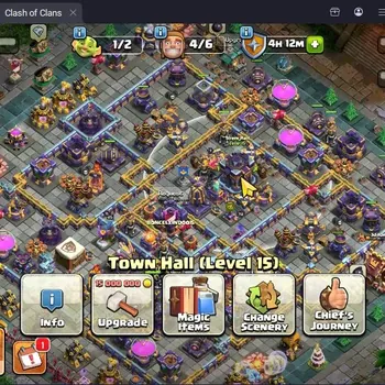 Clash of Clans Accounts High-End TH15-BH9|Lv.190|BK71,AQ78,MP66,GW65,RC36,DK10|BM28,BC28|7 Legendary + 7 Gold Skins|CN