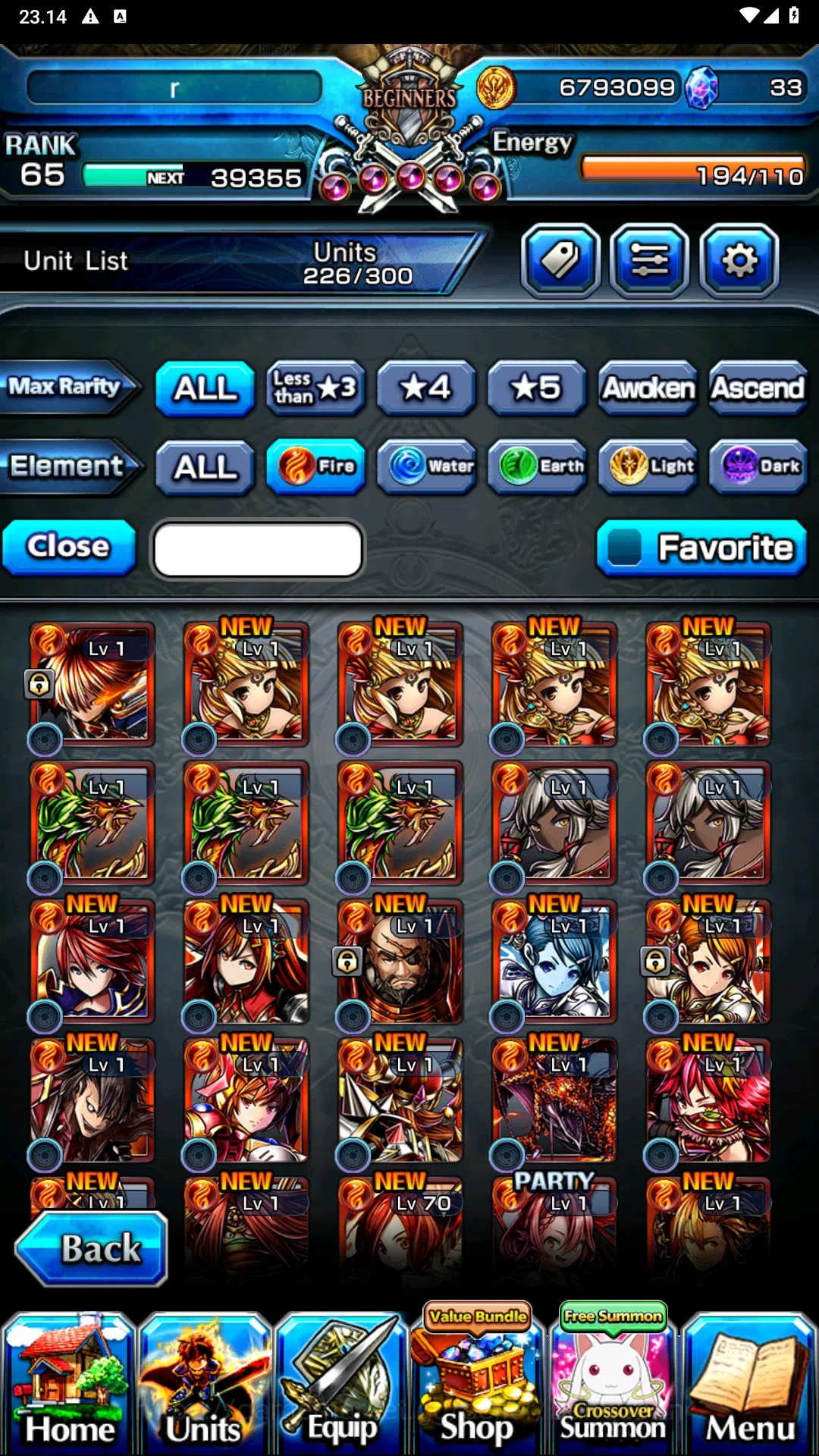 Grand Summoners Accounts Others GLOBAL | Ascend Shadow , Arthur , Isliid Last Miracle (Sign) , kingsoul Orvell , Oikatzo 10