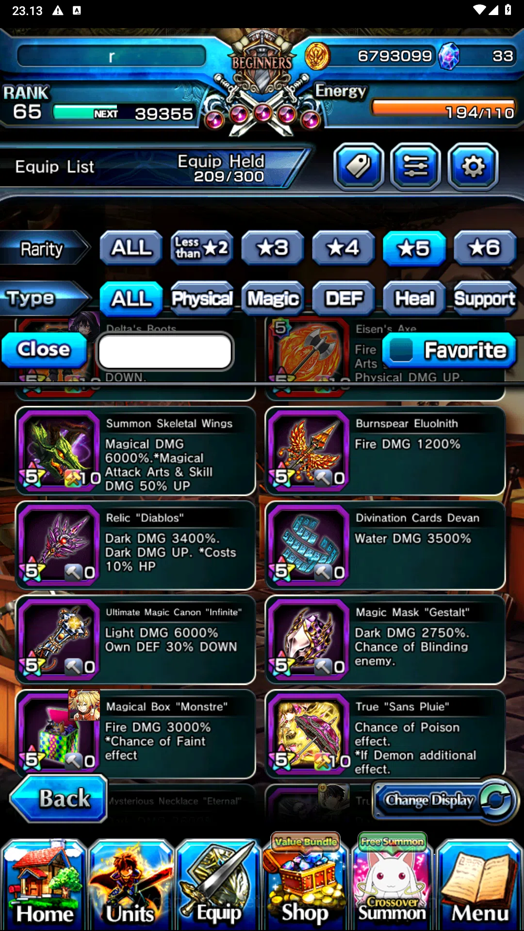 Grand Summoners Accounts Others GLOBAL | Ascend Shadow , Arthur , Isliid Last Miracle (Sign) , kingsoul Orvell , Oikatzo 8