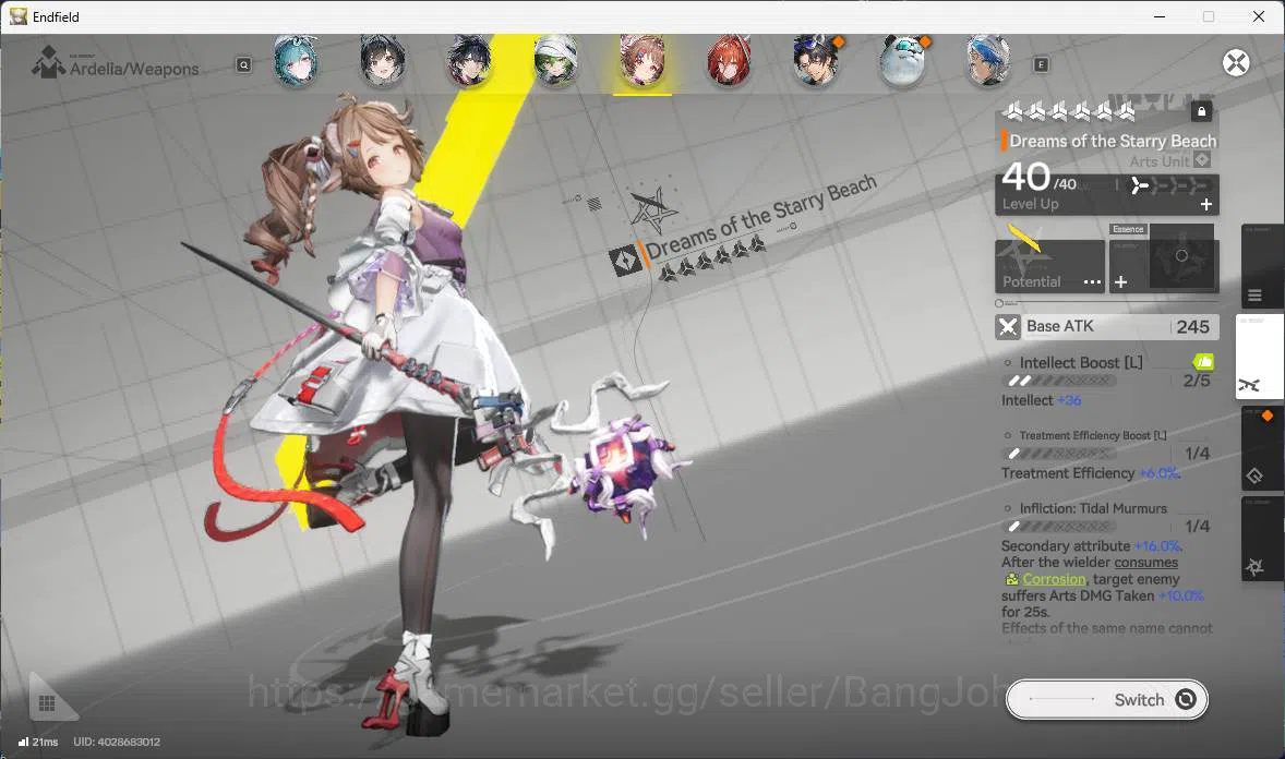 Arknights: Endfield Accounts ASIA | LVL 54, Rossi sign, Tangtang sign p2, Lastr image 11