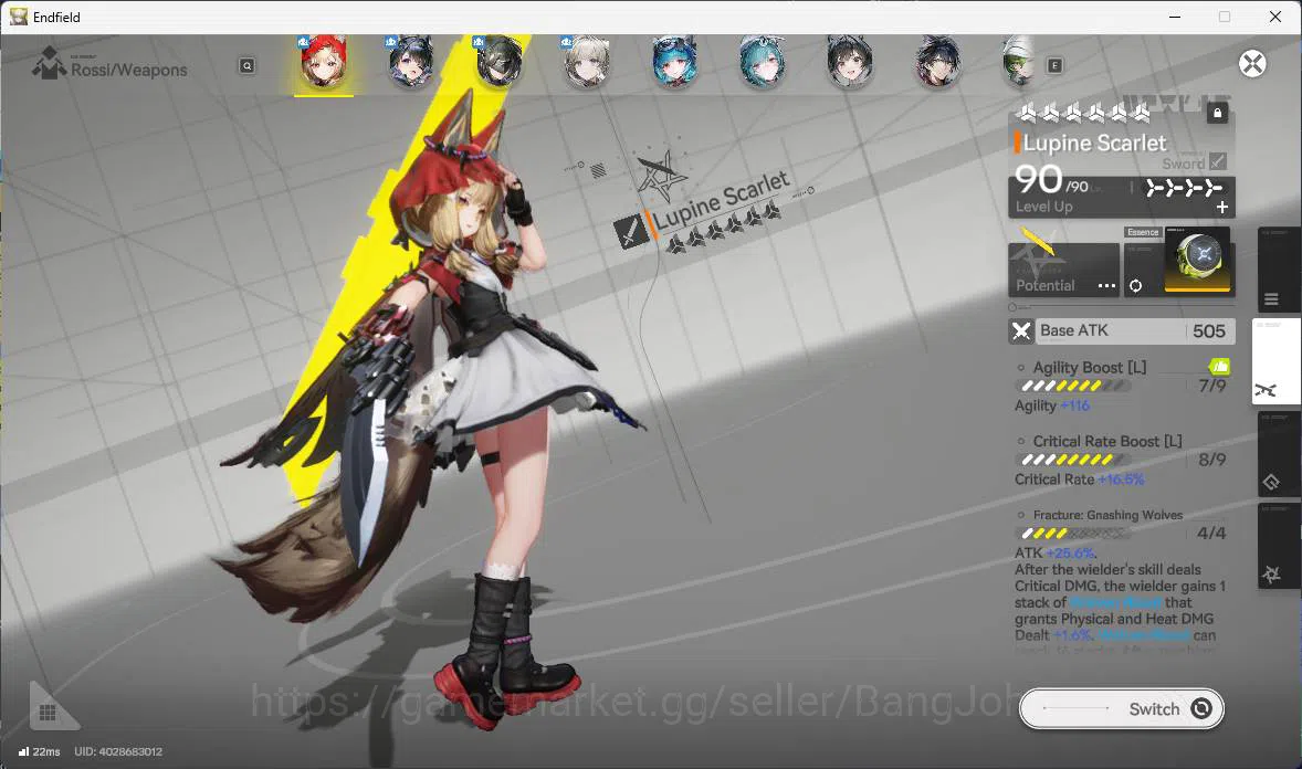Arknights: Endfield Accounts ASIA | LVL 54, Rossi sign, Tangtang sign p2, Lastr image 5