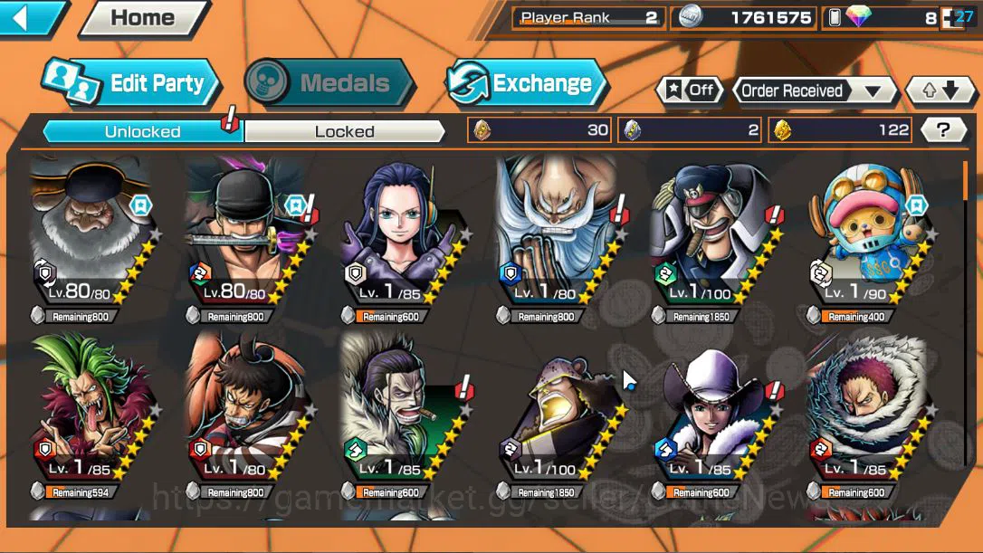 One Piece Bounty Rush Accounts Global|3EX|Blackbeard Pirate Buzan, The Five Elder image 4