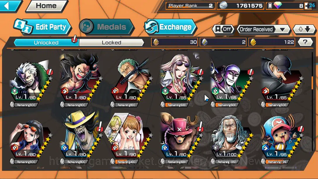 One Piece Bounty Rush Accounts Global|3EX|Blackbeard Pirate Buzan, The Five Elder image 6