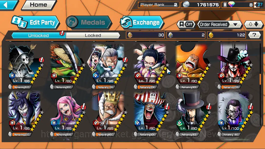 One Piece Bounty Rush Accounts Global|3EX|Blackbeard Pirate Buzan, The Five Elder image 7