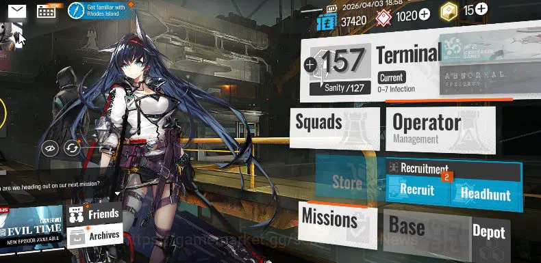 Arknights Accounts Mid-Tier Lv 1|36 OP|Fresh Starter| 6 (6*OP) | Blaze, Montain, Nearl, Pramanix, Mayer, Amiya | CH 0-7 2
