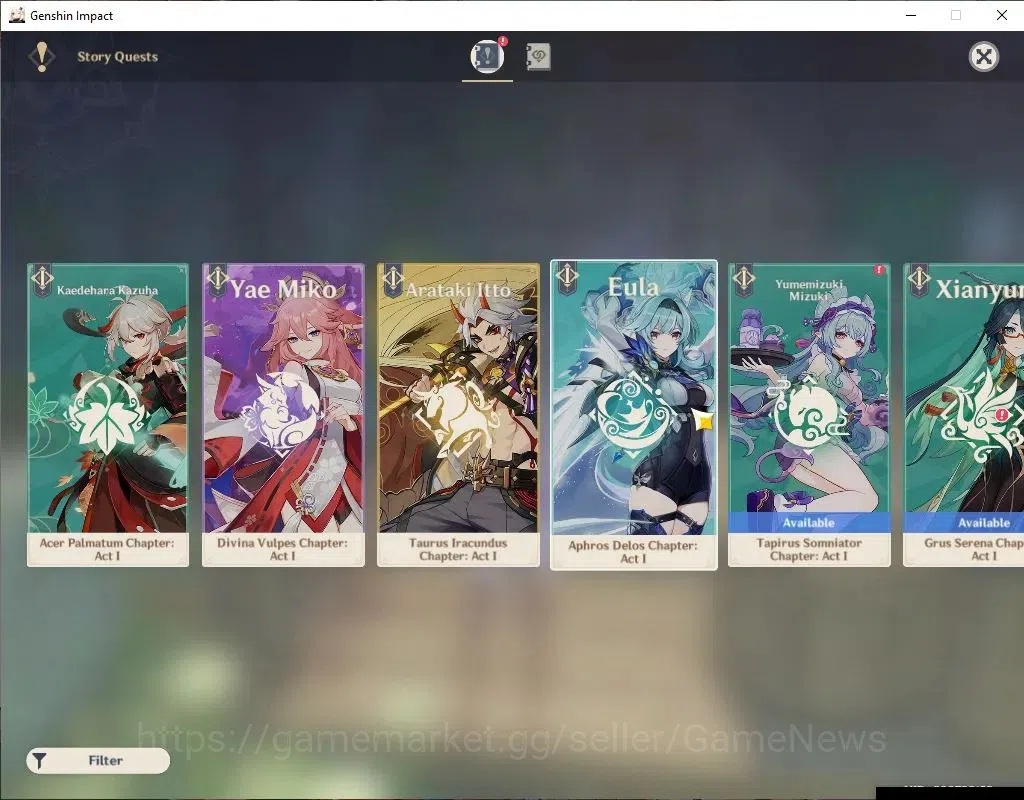 Genshin Impact Accounts ASIA |AR 54|6 Limited+3(*5Weapon)|Eula+Sign,Skirk, image 12