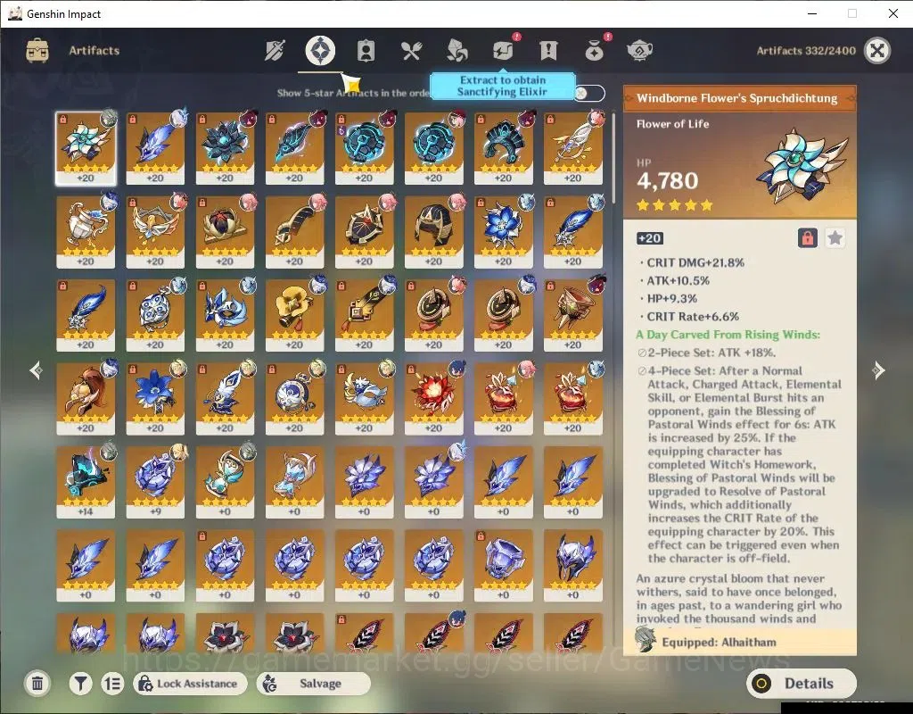 Genshin Impact Accounts ASIA |AR 54|6 Limited+3(*5Weapon)|Eula+Sign,Skirk, image 6