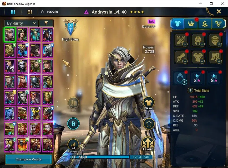 Raid: Shadow Legends Accounts Lv54 1M Power|22 Legend(Kenway,Ezio,Xenomrph,Ninja image 5