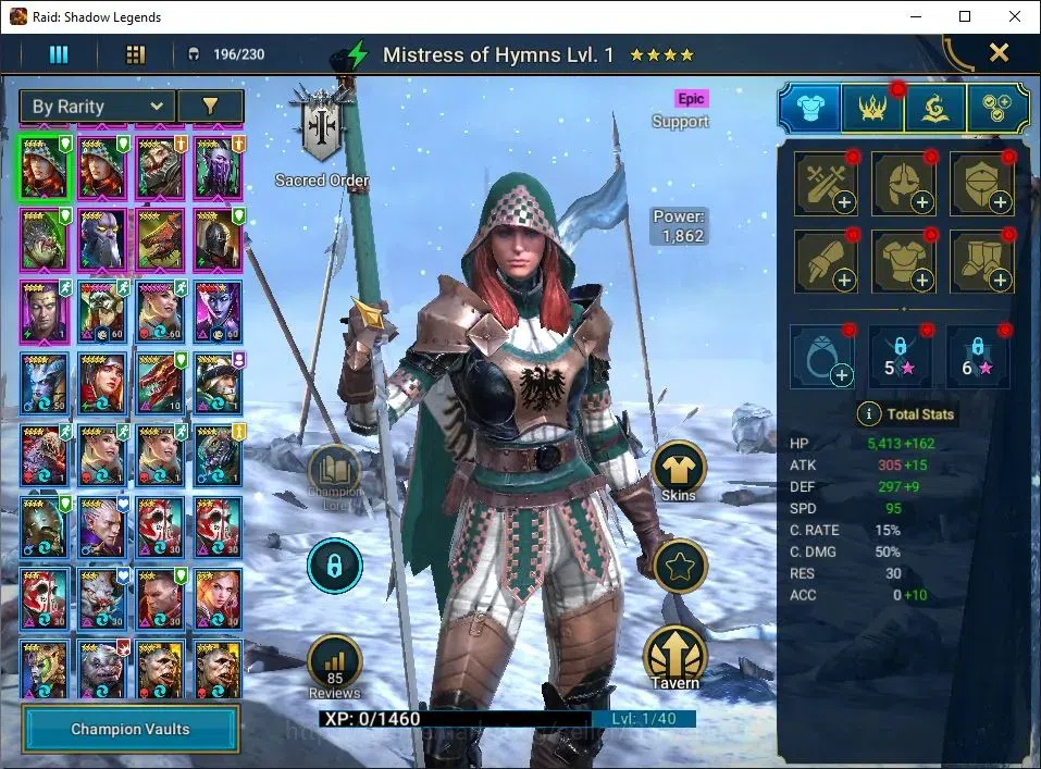 Raid: Shadow Legends Accounts Lv54 1M Power|22 Legend(Kenway,Ezio,Xenomrph,Ninja image 8