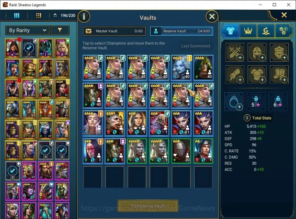 Raid: Shadow Legends Accounts Lv54 1M Power|22 Legend(Kenway,Ezio,Xenomrph,Ninja image 9