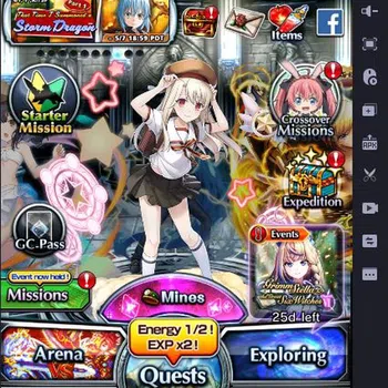 Grand Summoners Accounts End-Game [GLOBAL] Rank 38 | 9 Ascend | Summer Miyu | Shirou Emiya | Chloe | Illya | Striker Hazuki