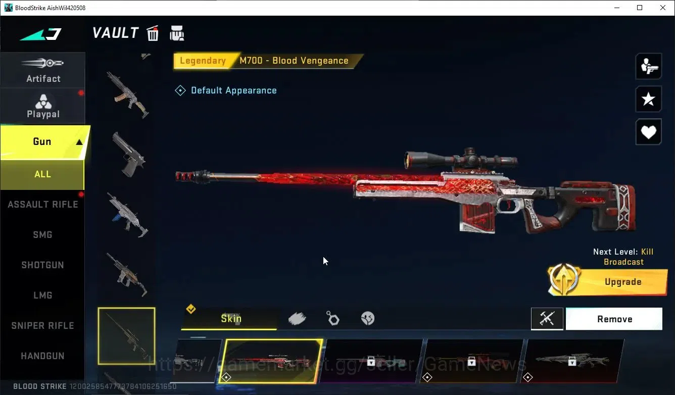 Blood Strike Accounts ASIA|ULTRA MELEE Dual Blades-Perdition|2 Legendary image 4