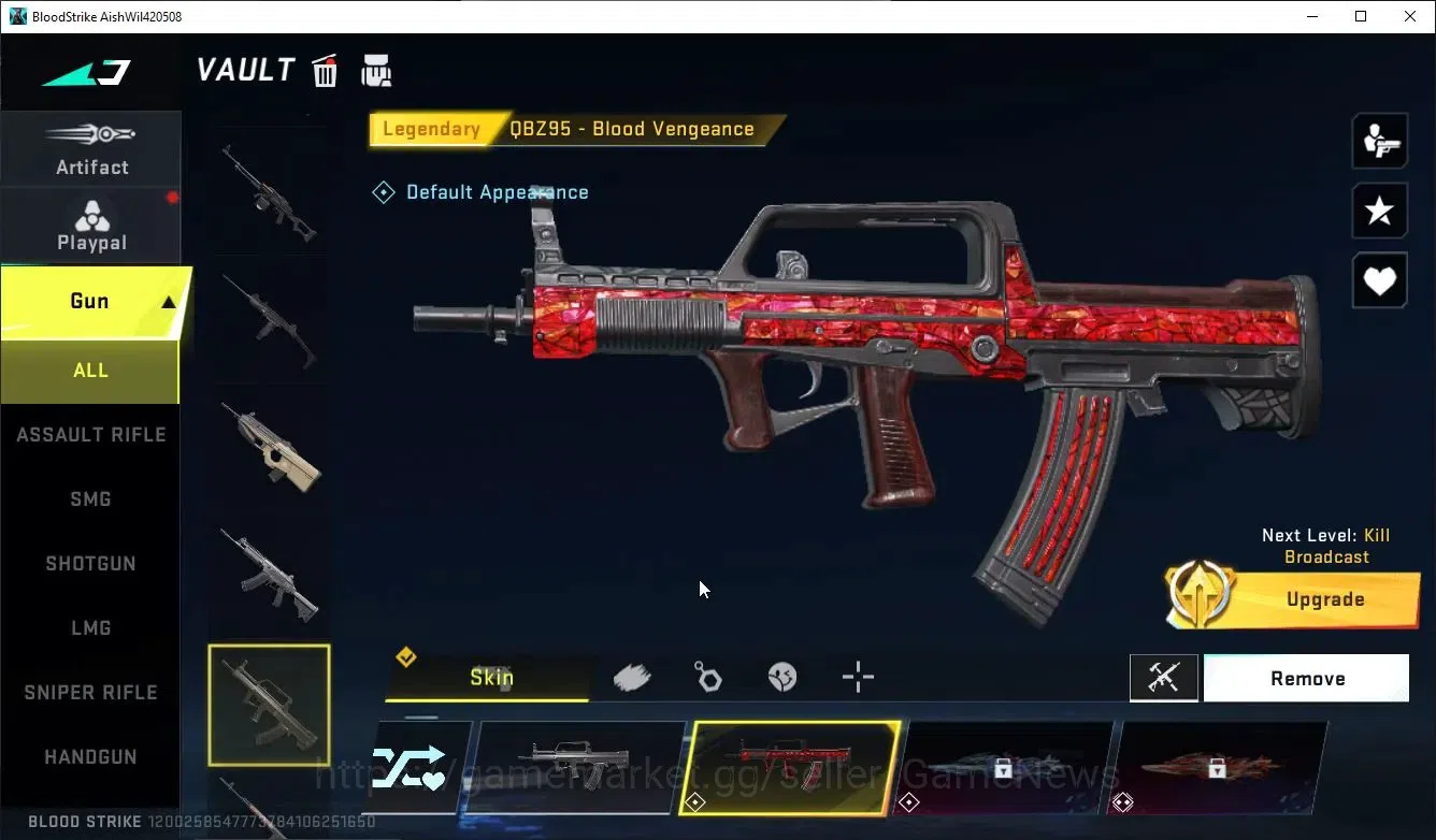 Blood Strike Accounts ASIA|ULTRA MELEE Dual Blades-Perdition|2 Legendary image 5