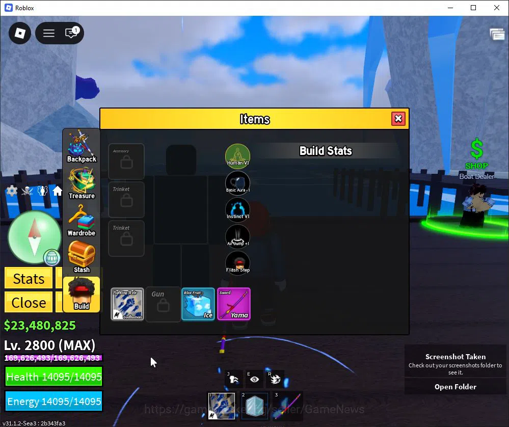 Roblox Accounts Blox Fruit |Lv Max + Ice,GodHuman|23M Beli 66K Frag|8 Legend Weap 4 Legend Fruit |Human V1|Unverif(RBL945) 9