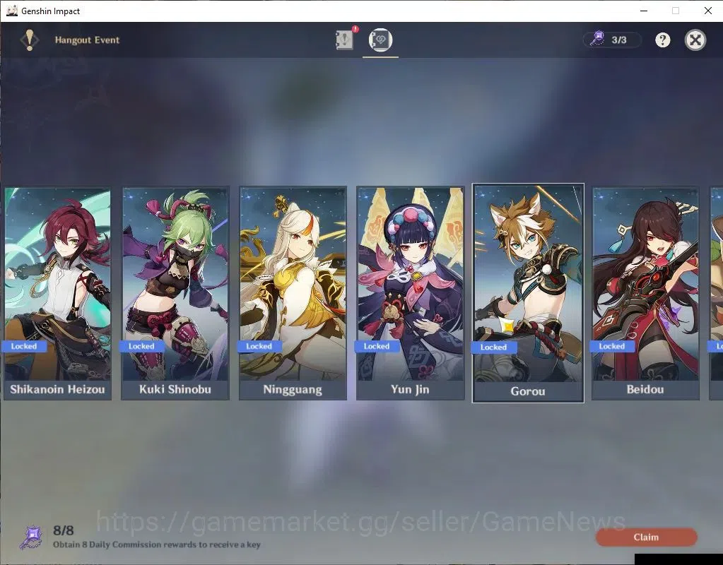 Genshin Impact Accounts ASIA|AR 54|2 Limited+1(*5Weapon)|Skirk,Nefer|McMal image 16