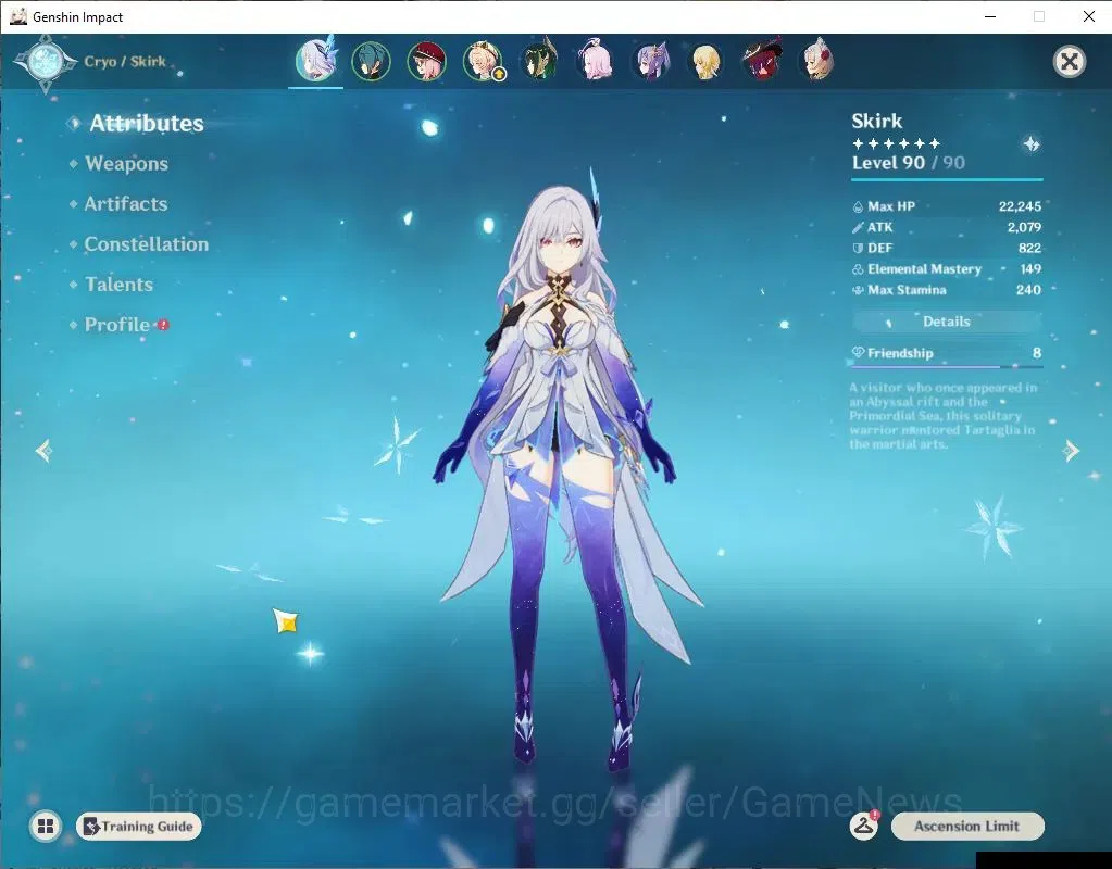Genshin Impact Accounts ASIA|AR 54|2 Limited+1(*5Weapon)|Skirk,Nefer|McMal image 3
