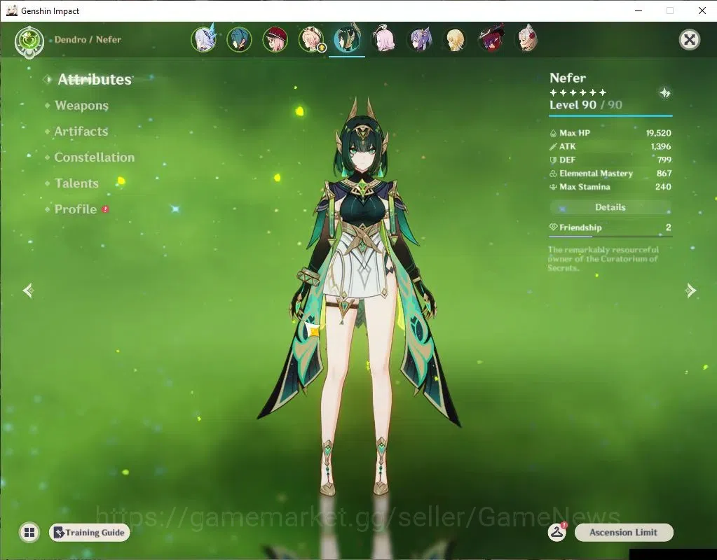 Genshin Impact Accounts ASIA|AR 54|2 Limited+1(*5Weapon)|Skirk,Nefer|McMal image 4