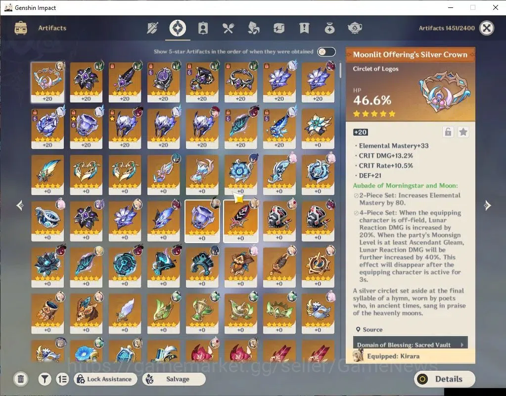 Genshin Impact Accounts ASIA|AR 54|2 Limited+1(*5Weapon)|Skirk,Nefer|McMal image 6