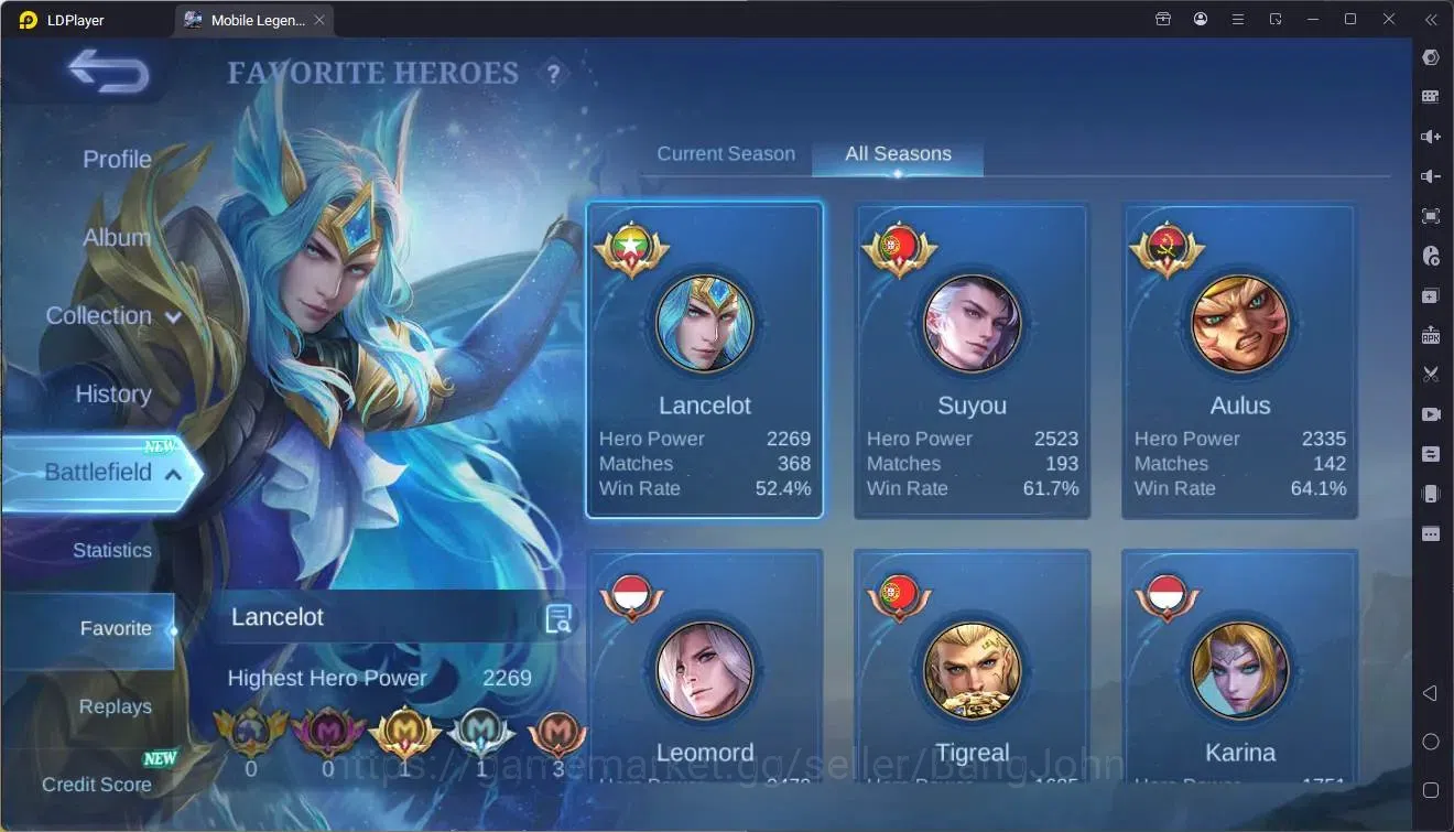 Mobile Legends: Bang Bang Accounts Global|Hero 84|Skin 145|Expert|Sanrio Floryn|Meowk image 19