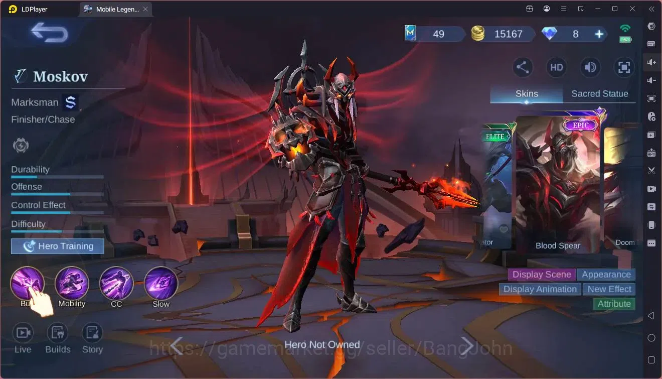 Mobile Legends: Bang Bang Accounts Global|Hero 84|Skin 145|Expert|Sanrio Floryn|Meowk image 3