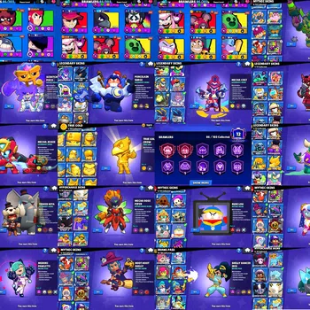 Brawl Stars Accounts 35600 TROPHY | 86 BRAWLERS | 2-2 LVL PRESTIGE | GO image 1