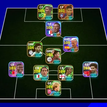 eFootball Accounts High-End Kolektif 3234 bigitime bregson x Romario x mbappe x Inesta Itali x Dani almo x Rio Ferdinand