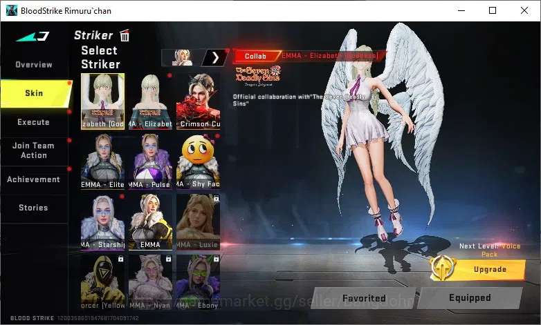 Blood Strike Accounts ASIA |7DS Emma+Bleach Spike,Zero+Eva Katya+EMT| 7D image 6