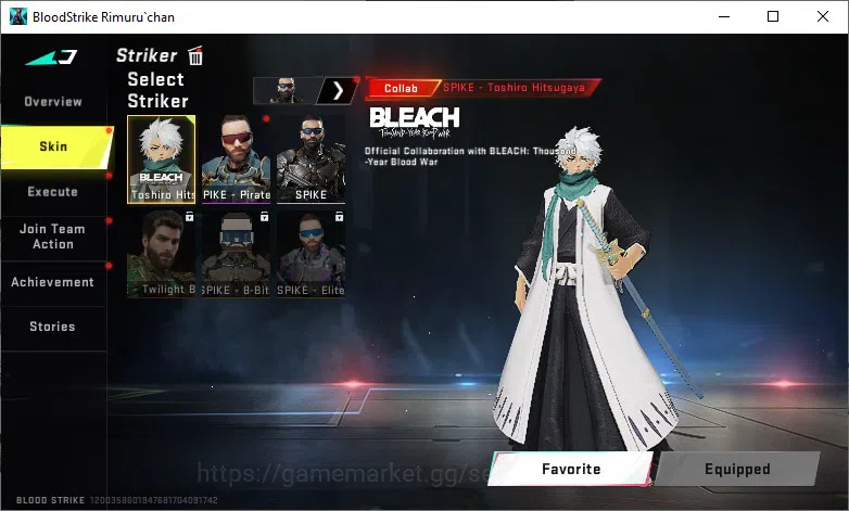 Blood Strike Accounts ASIA |7DS Emma+Bleach Spike,Zero+Eva Katya+EMT| 7D image 9