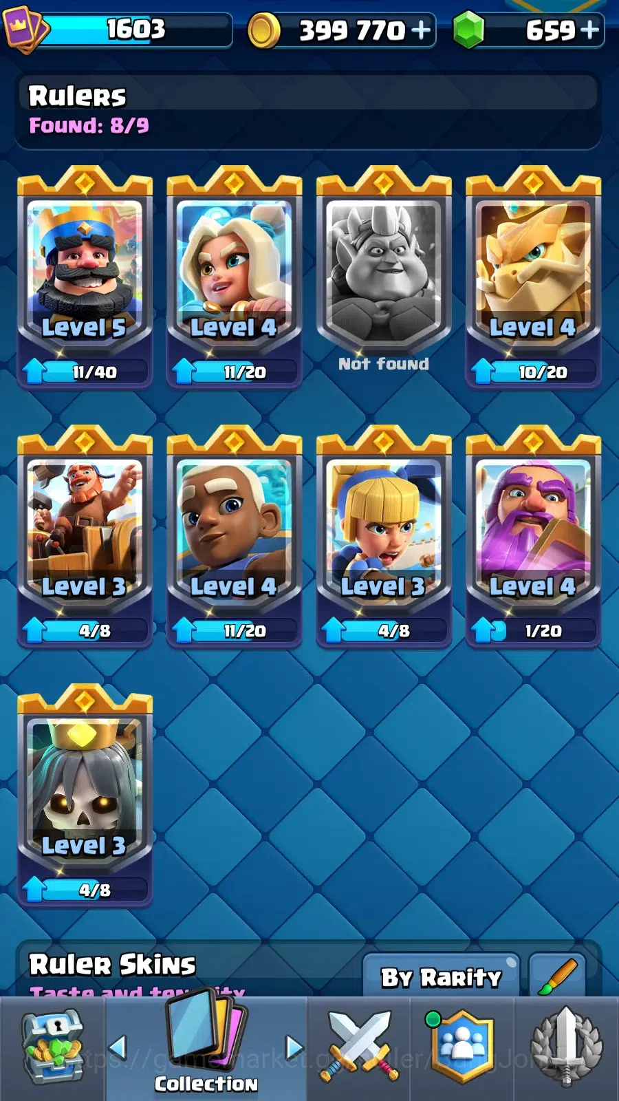 Clash Royale Accounts Mobile |Trophy 14000 |KTL 16|7 Max L16 Cards| Evo image 14