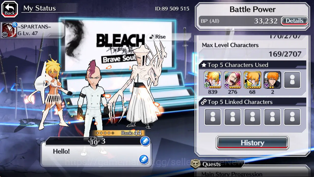 Bleach: Brave Souls Accounts [GLOBAL]6K Orb+Fresh All Story|TYBW26 BazzB,Unlash image 3