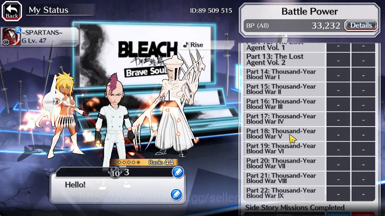 Bleach: Brave Souls Accounts [GLOBAL]6K Orb+Fresh All Story|TYBW26 BazzB,Unlash image 5