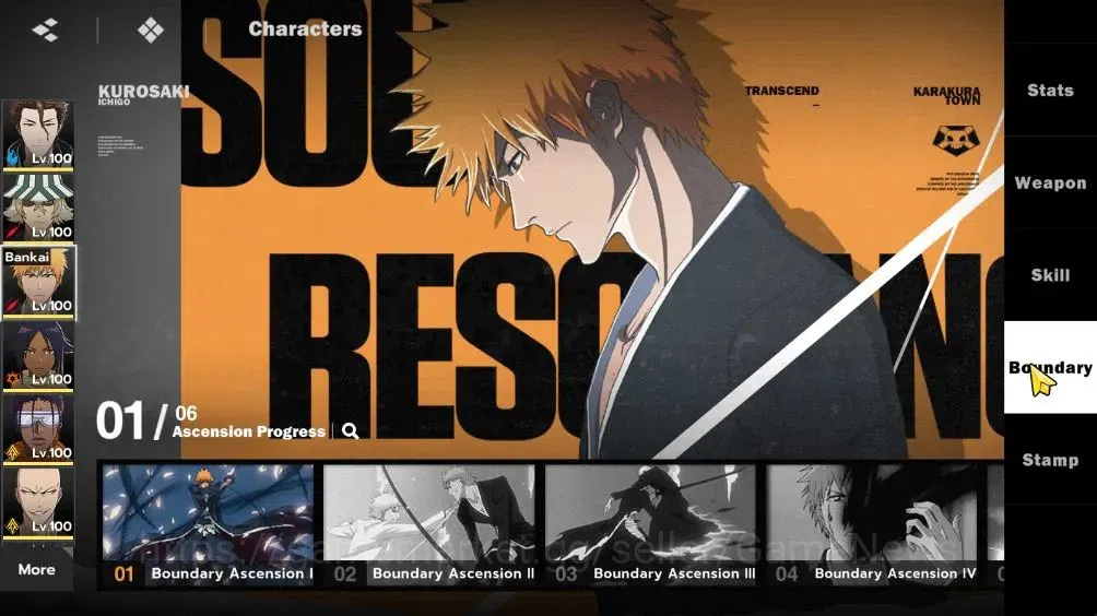 BLEACH: Soul Resonance Accounts NuverseSEA|LV 76|8 SSR[AizenB4,UraharaB4,IchiBanB1 image 13