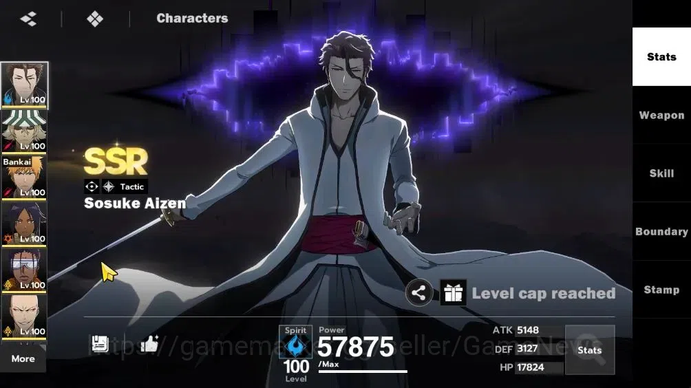 BLEACH: Soul Resonance Accounts NuverseSEA|LV 76|8 SSR[AizenB4,UraharaB4,IchiBanB1 image 3