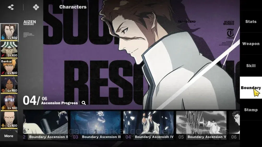 BLEACH: Soul Resonance Accounts NuverseSEA|LV 76|8 SSR[AizenB4,UraharaB4,IchiBanB1 image 5