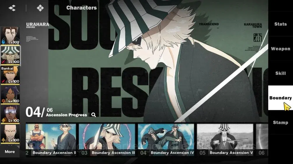 BLEACH: Soul Resonance Accounts NuverseSEA|LV 76|8 SSR[AizenB4,UraharaB4,IchiBanB1 image 9