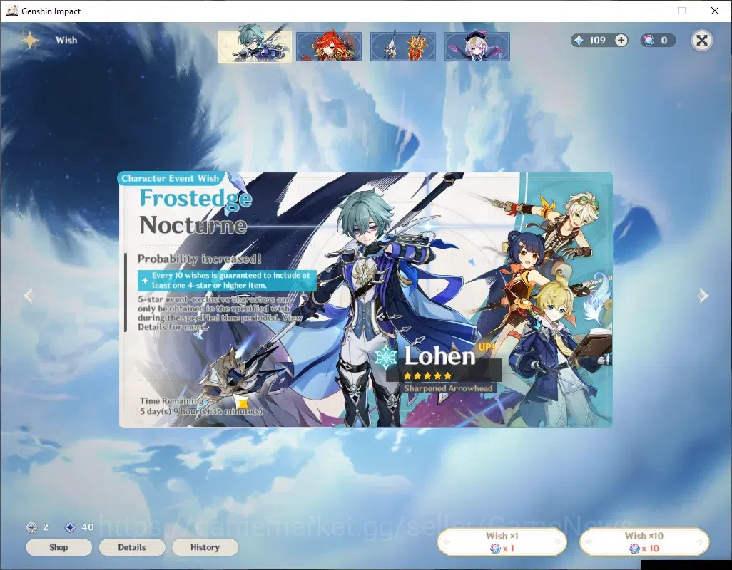 Genshin Impact Accounts ASIA|AR 54|2 Limited + 4(*5 Weapon)|Neuvillette+Si image 13