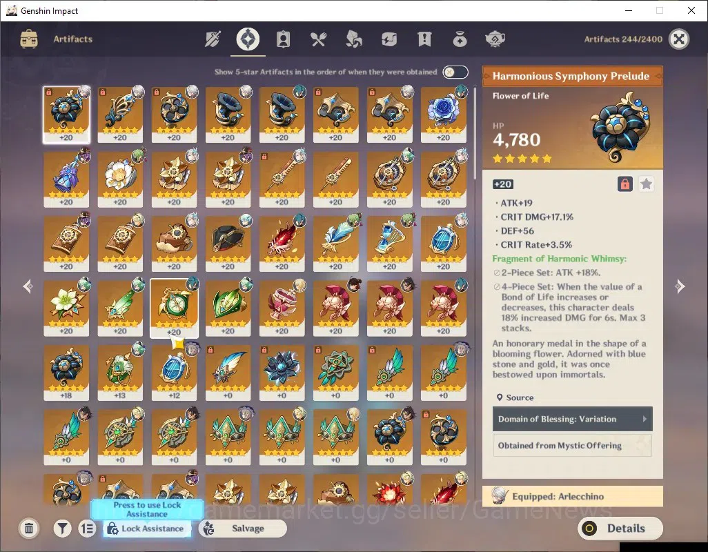 Genshin Impact Accounts ASIA|AR 54|2 Limited + 4(*5 Weapon)|Neuvillette+Si image 6