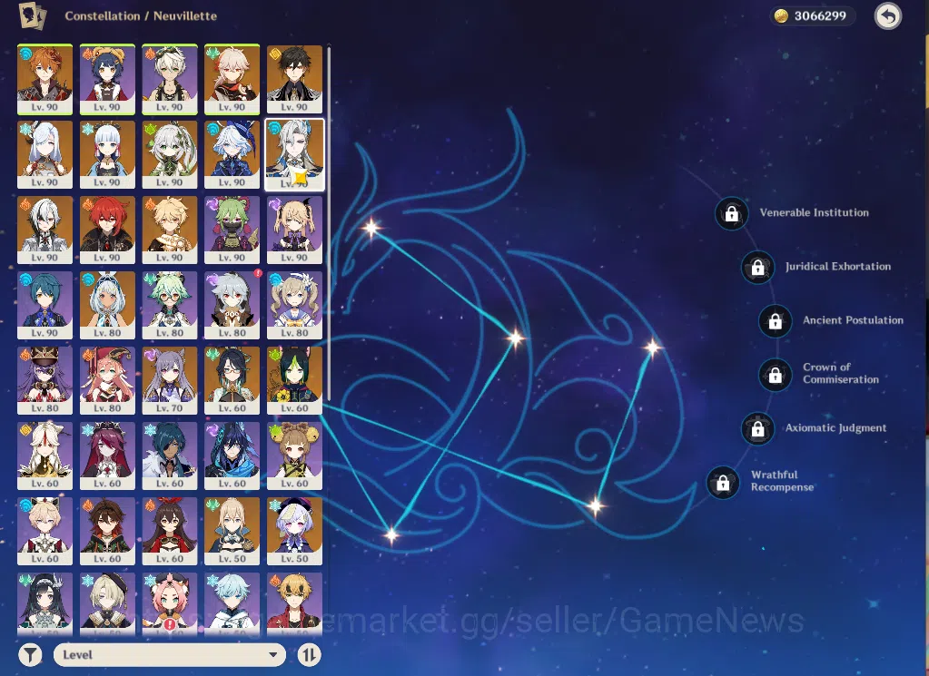 Genshin Impact Accounts ASIA|AR58|PremTeam Neuvillette|11Limited+5(*5WP)|F image 14