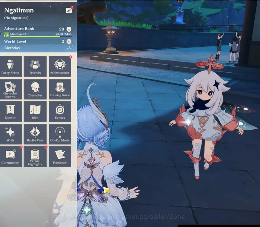 Genshin Impact Accounts Starter ASIA|Fresh Starter|AR 28| 1 Limited (Odette), Mona|Low Exploration|MC Male|All Unset|483 1