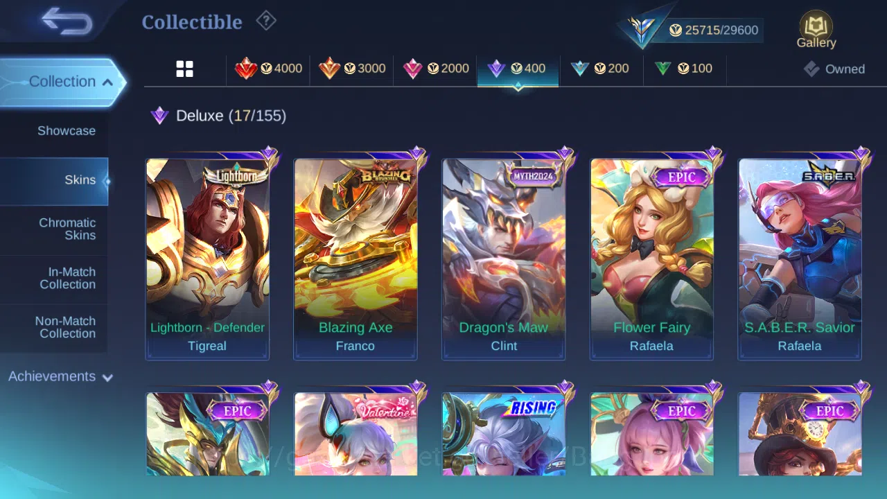 Mobile Legends: Bang Bang Accounts Hero 81 | skin 120 | cc natalia | cc pharsa | ligh image 7