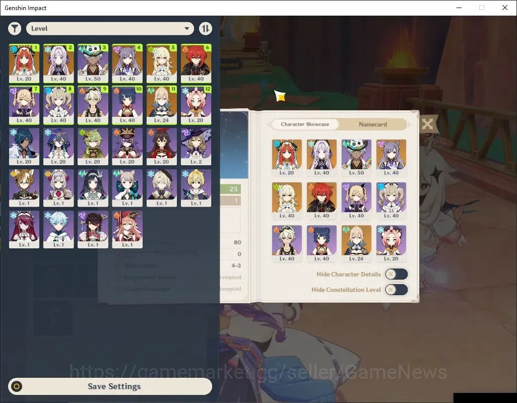 Genshin Impact Accounts Asia|AR 25|2 Limited + 3 Standard | Citlali,Nilou  image 2