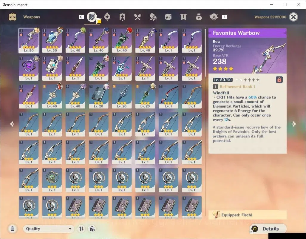 Genshin Impact Accounts Asia|AR 25|2 Limited + 3 Standard | Citlali,Nilou  image 4