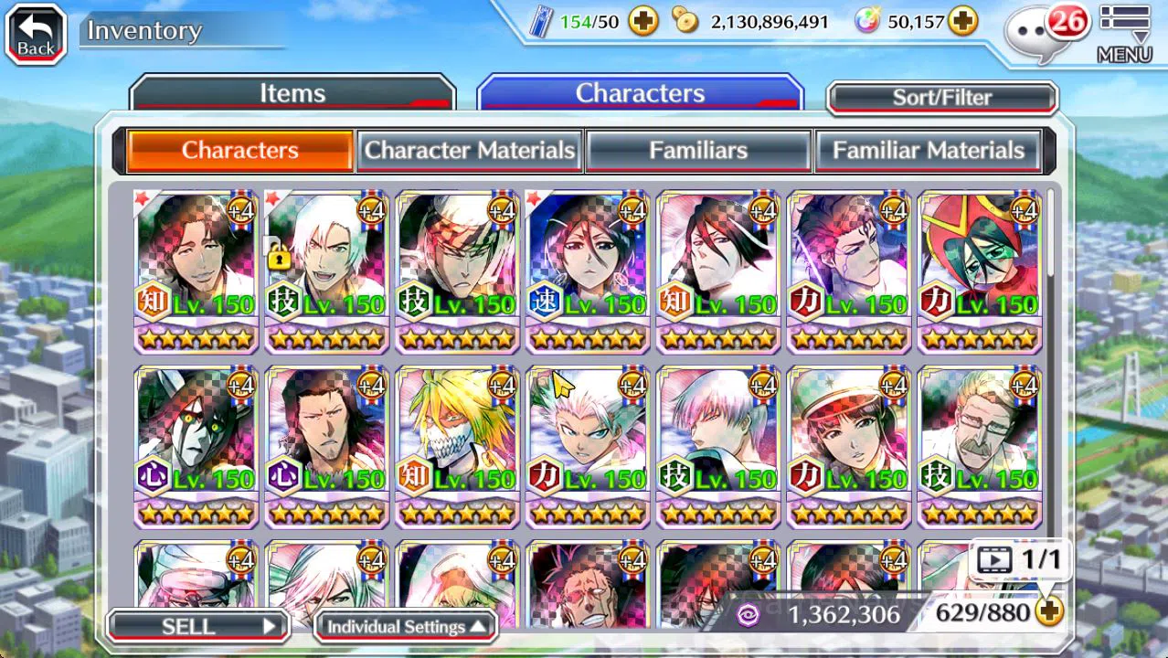 Epic Seven Accounts Mid-Tier [GLOBAL]50K Orbs|SoulReaper(Shunsui,Jushiro),TYBW25 Renji,Rukia 10th 8